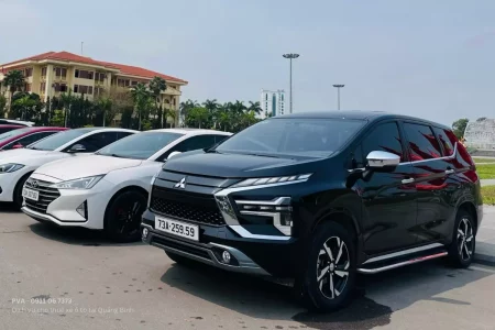 Cho thuê xe Mitsubishi Xpander 2023 số tự động có lái và tự lái tại quảng bình